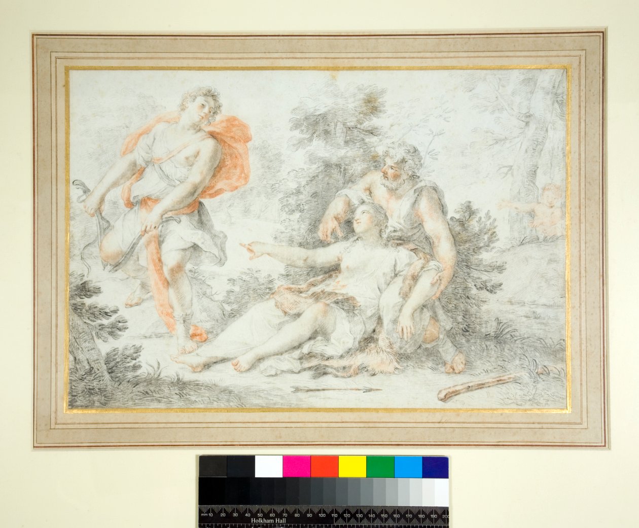 Jupiter és Diana, alkotó: Andrea Procaccini