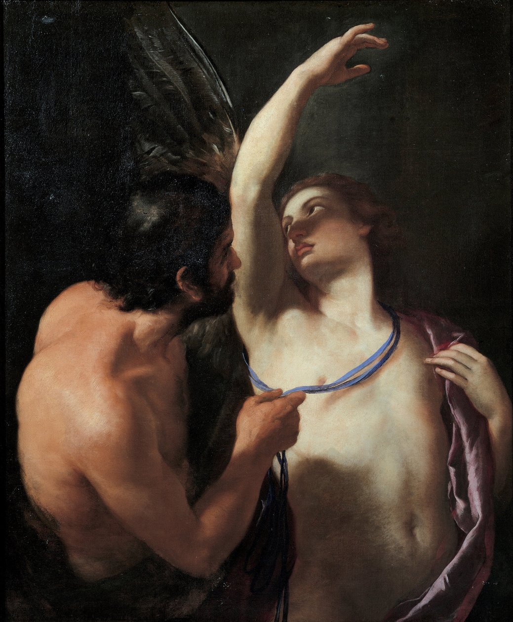 Daedalus és Ikarosz, c. 1645 alkotó: Andrea Sacchi