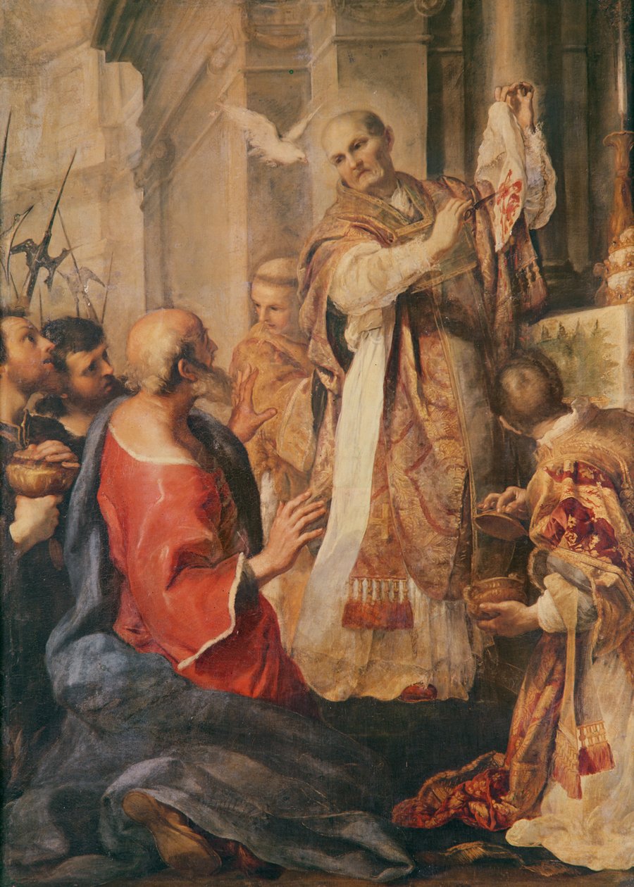 Nagy Szent Gergely (kb. 540-604) alkotó: Andrea Sacchi