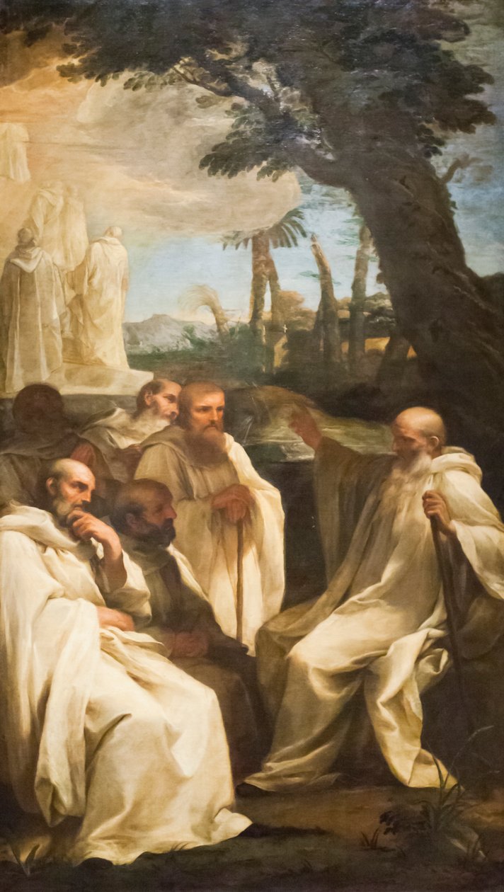 Szent Romuald látomása, 1631 körül (olaj, vászon) alkotó: Andrea Sacchi