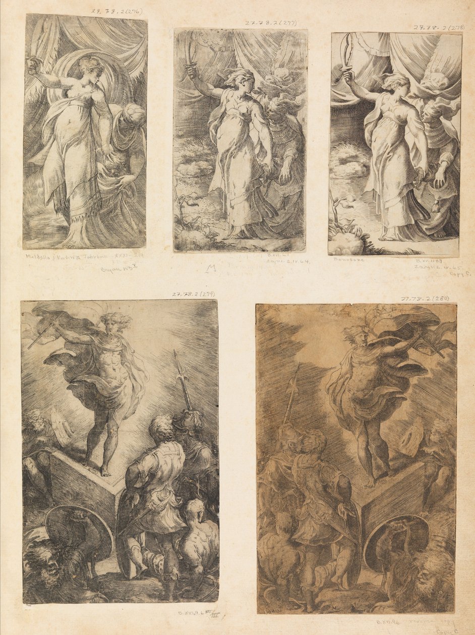 Judit, a feltámadás, kb. 1540-43 . alkotó: Andrea Schiavone