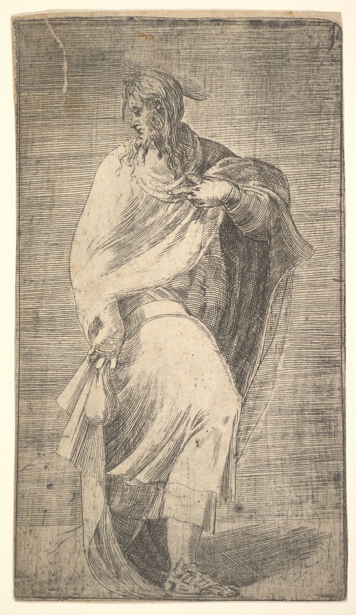 Szent Máté, a „Krisztus és az apostolok” c. 1548-50. alkotó: Andrea Schiavone