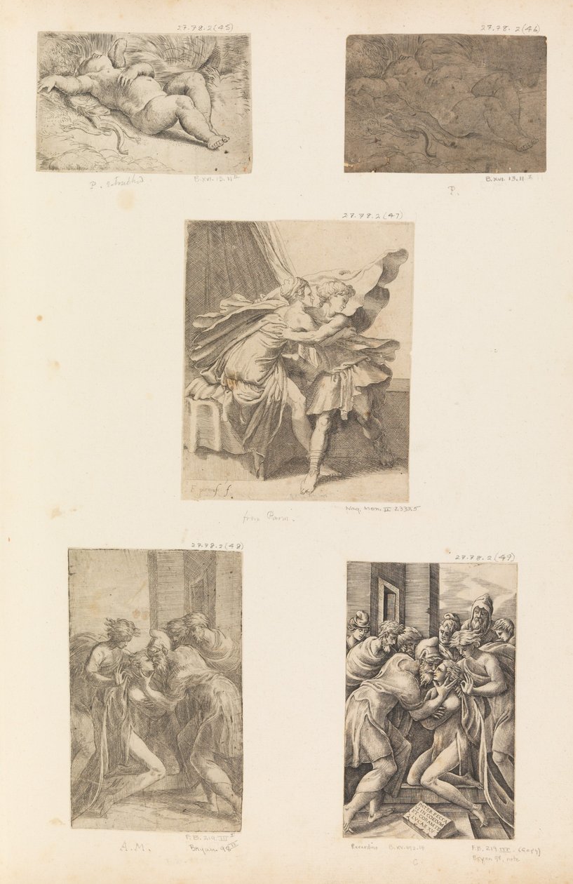 Alvó Ámor, a tékozló fiú visszatérése, kb. 1536-40. alkotó: Andrea Schiavone