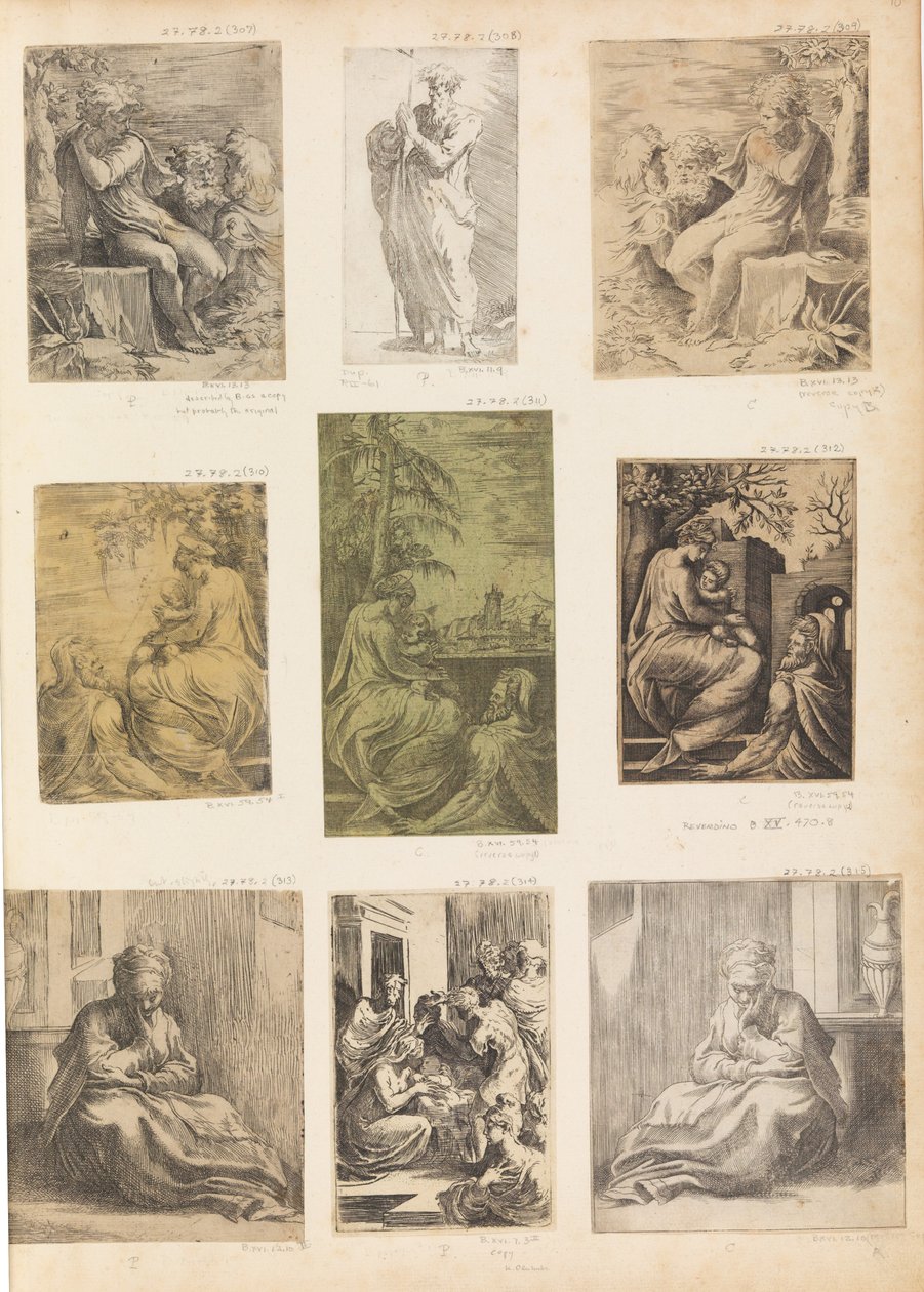 A Szent Család, kb. 1538-42 . alkotó: Andrea Schiavone