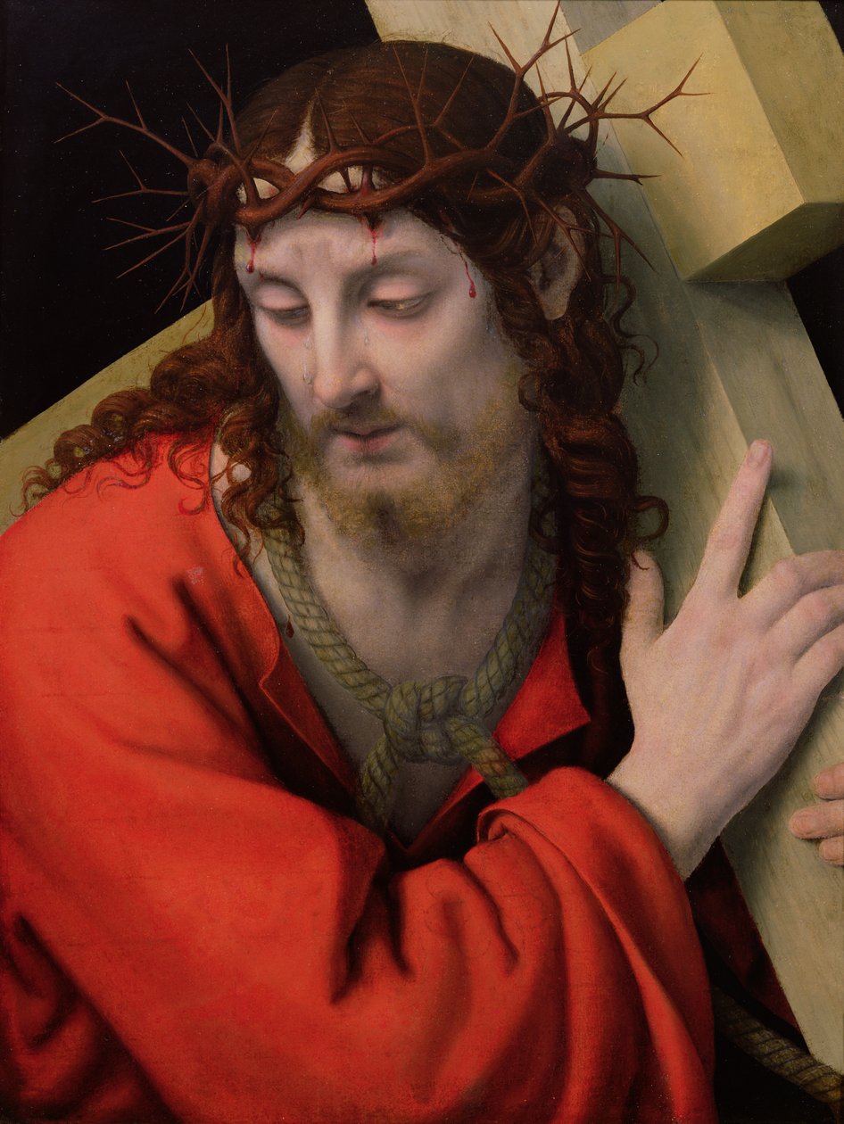 A keresztet hordozó Krisztus alkotó: Andrea Solario