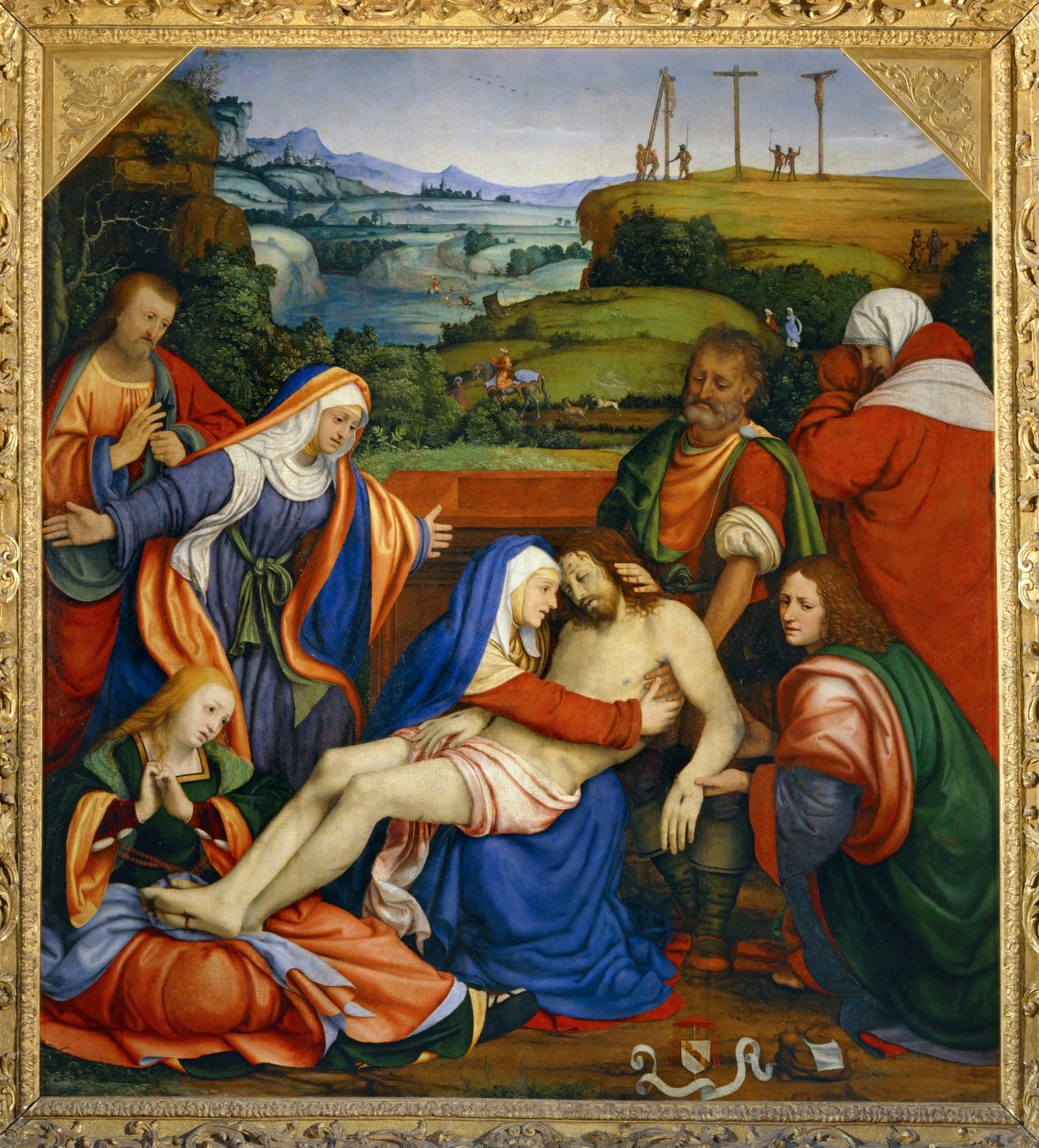 Pieta ... alkotó: Andrea Solario