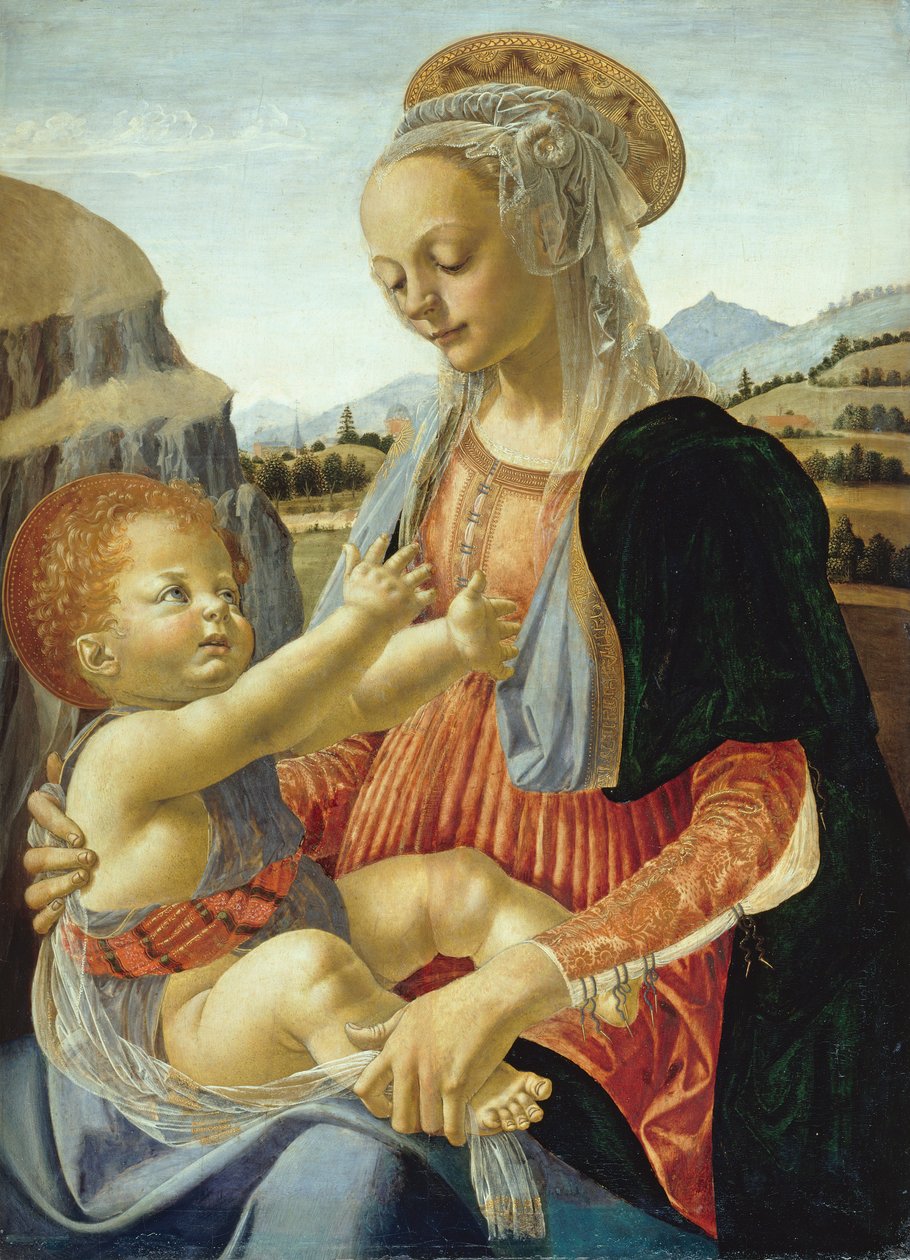 Madonna és gyermeke alkotó: Andrea Verrocchio