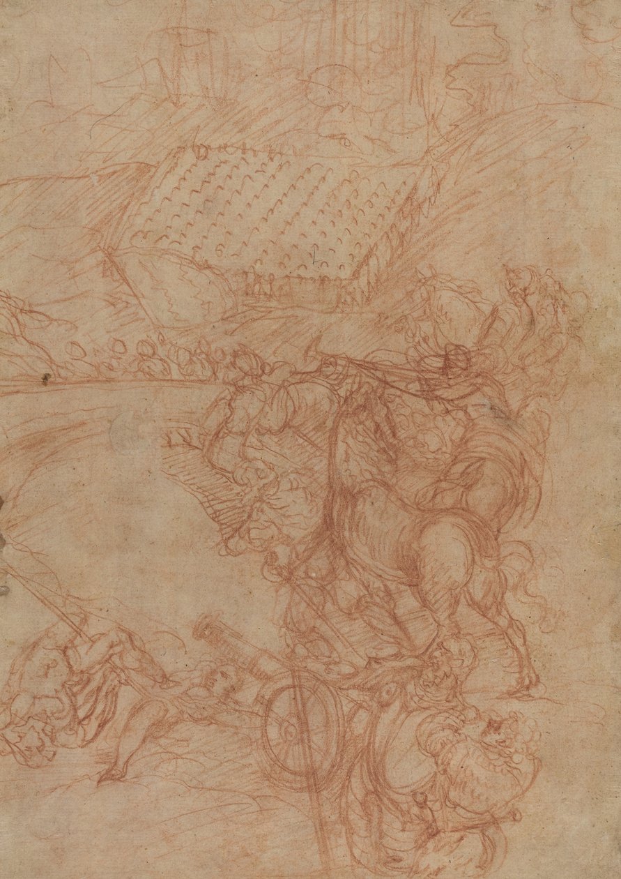 A spoletói csata alkotó: Andrea Vicentino after Titian