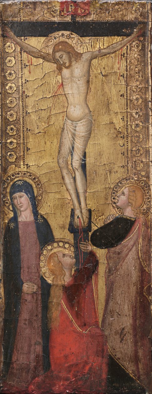 A keresztre feszítés, c. 1360-as évek. alkotó: Andrea da Firenze