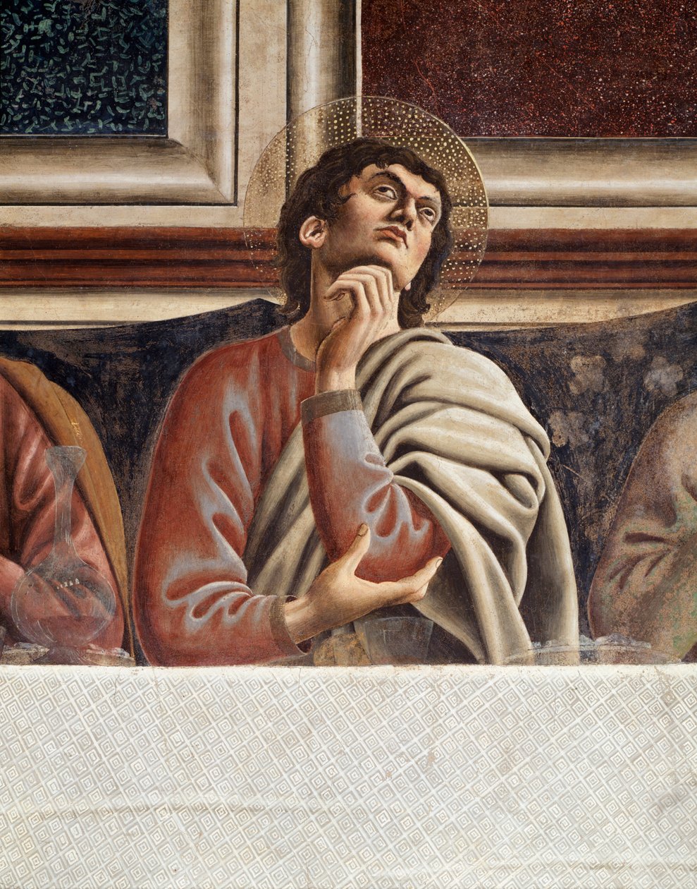 Utolsó vacsora, Thomas részlete (Freskó alkotó: Andrea del Castagno