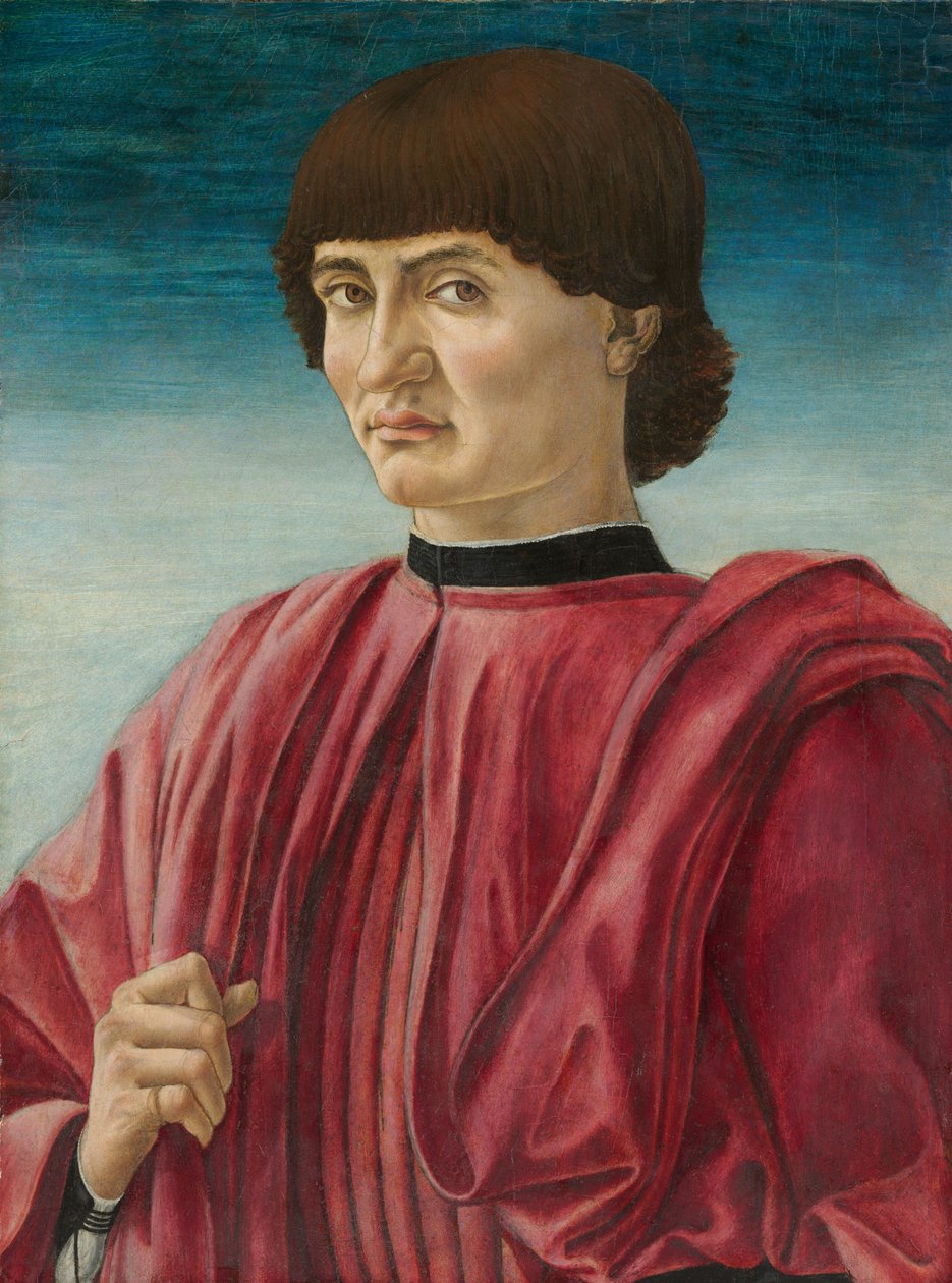 Egy férfi portréja alkotó: Andrea del Castagno