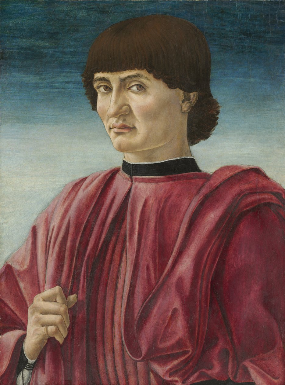 Férfiportré, 1450 körül (tempera, tábla) alkotó: Andrea del Castagno