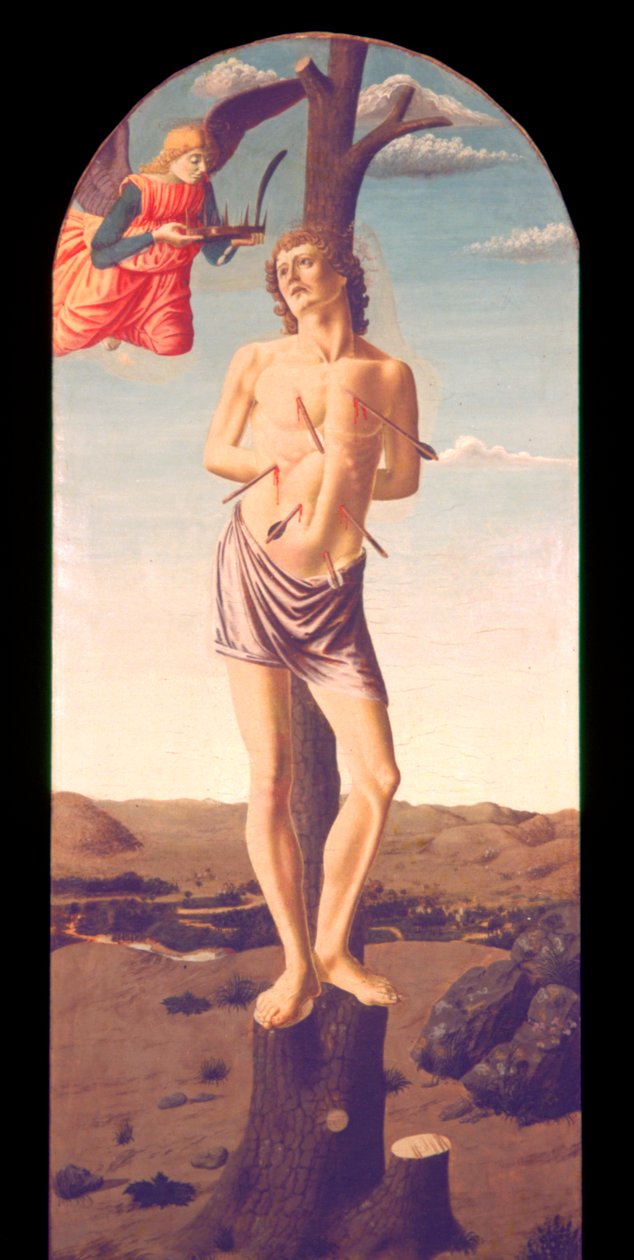 Szent Sebestyén, 1457 alkotó: Andrea del Castagno
