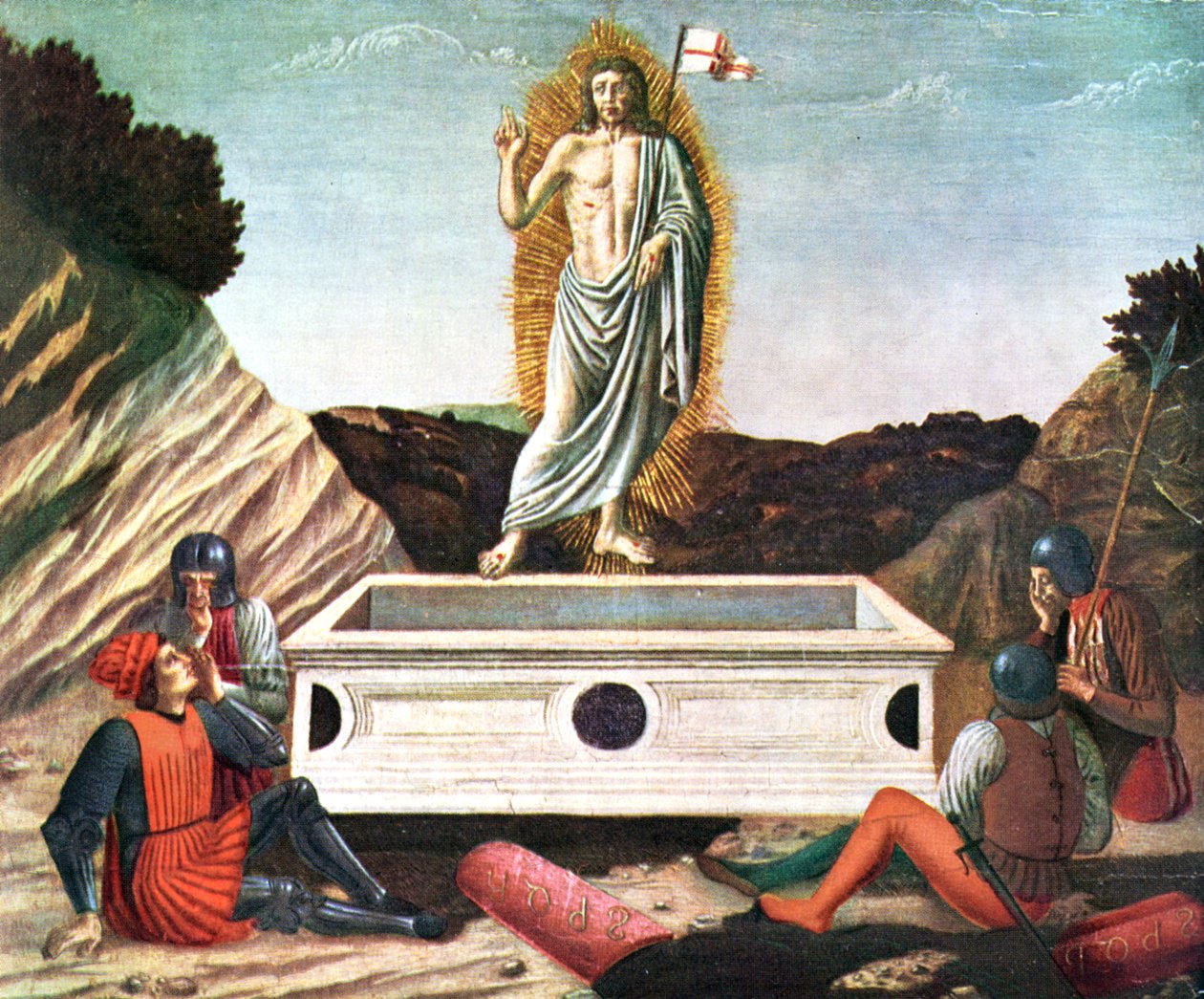 A feltámadás, 15. század közepe, 1930. alkotó: Andrea del Castagno