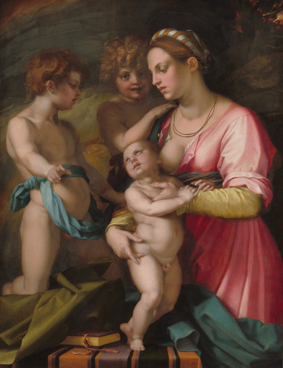 Jótékonyság, 1530 előtt. alkotó: Andrea del Sarto