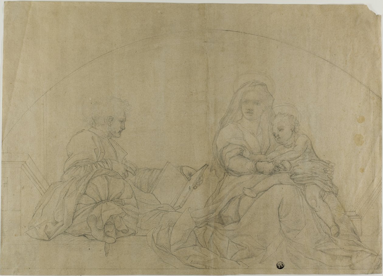 Madonna del Sacco alkotó: Andrea del Sarto