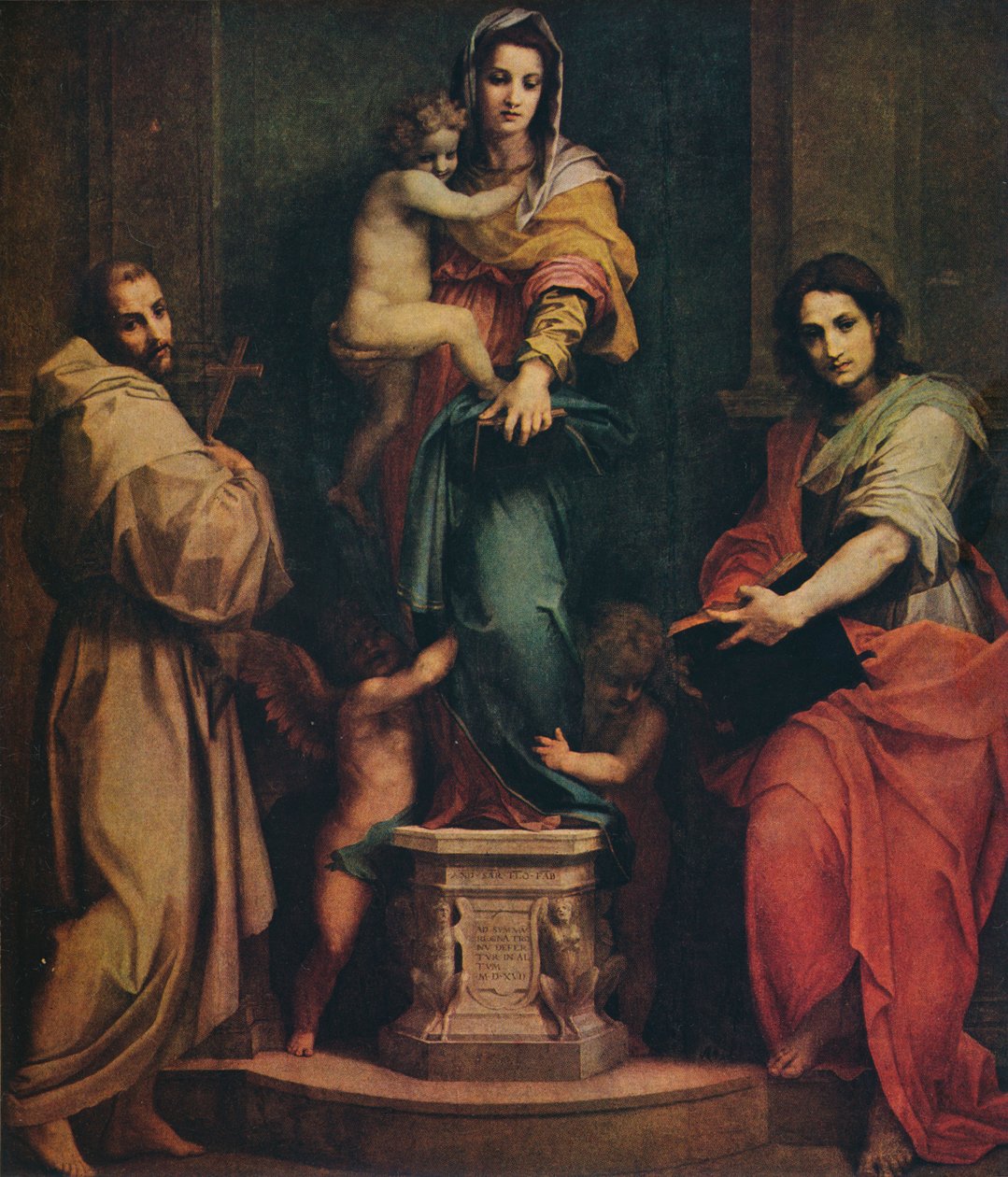 Hárpiák Madonnája, 1517 alkotó: Andrea del Sarto