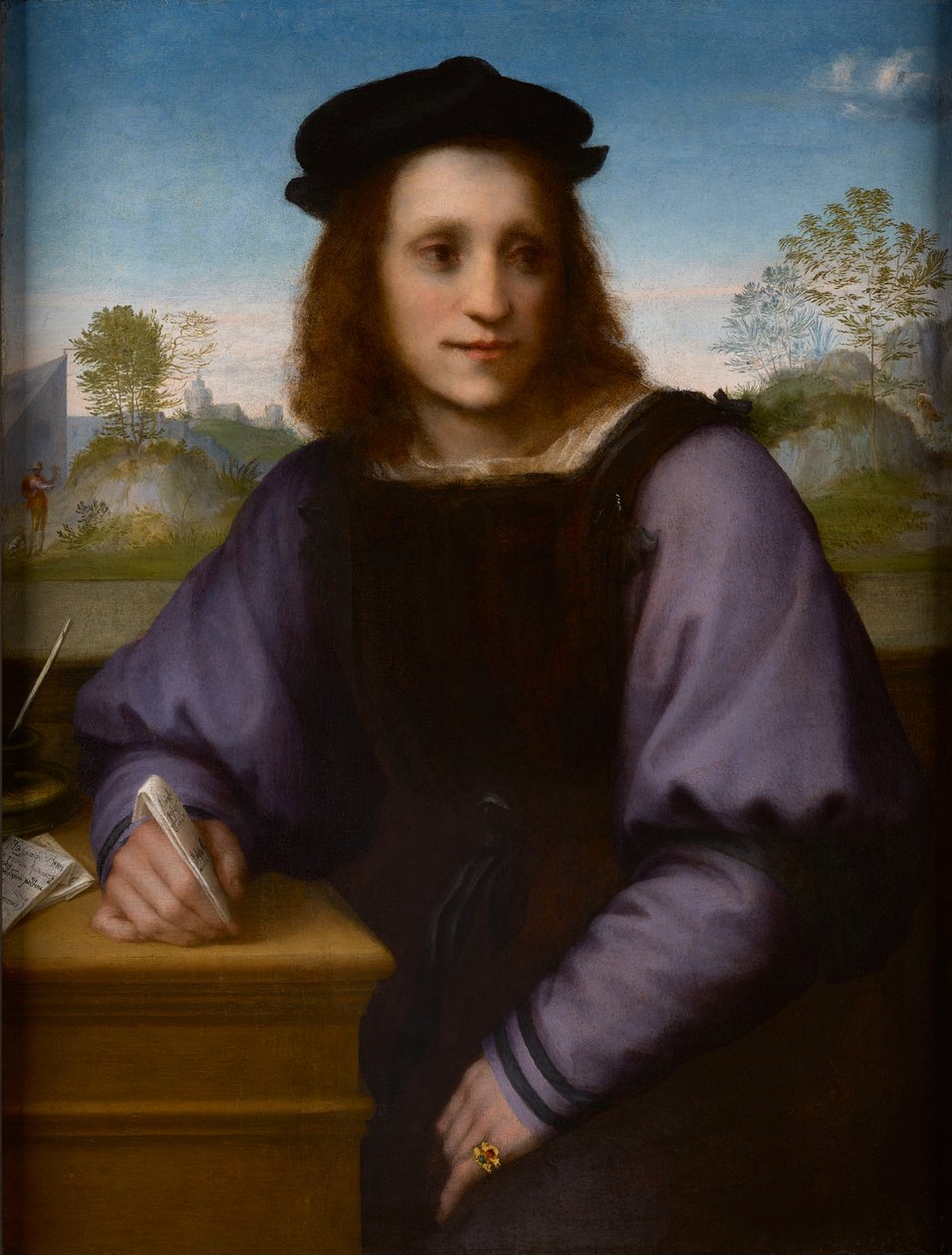 Egy fiatal férfi portréja, valószínűleg Andrea di Matteo degli Albizzi alkotó: Andrea del Sarto