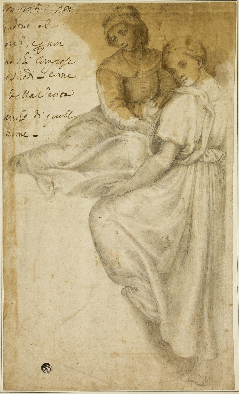 Szent Anna és álló nő Salverrel alkotó: Andrea del Sarto