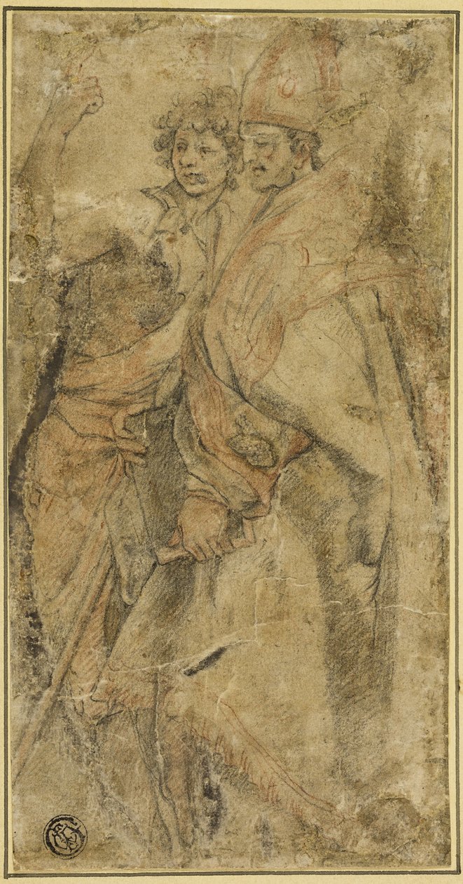 Keresztelő Szent János és San Bernardo degli Uberti alkotó: Andrea del Sarto