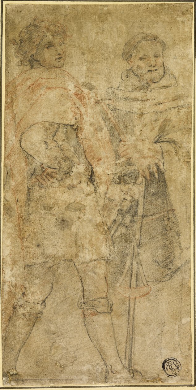 Szent Mihály és San Giovanni Gualberto alkotó: Andrea del Sarto