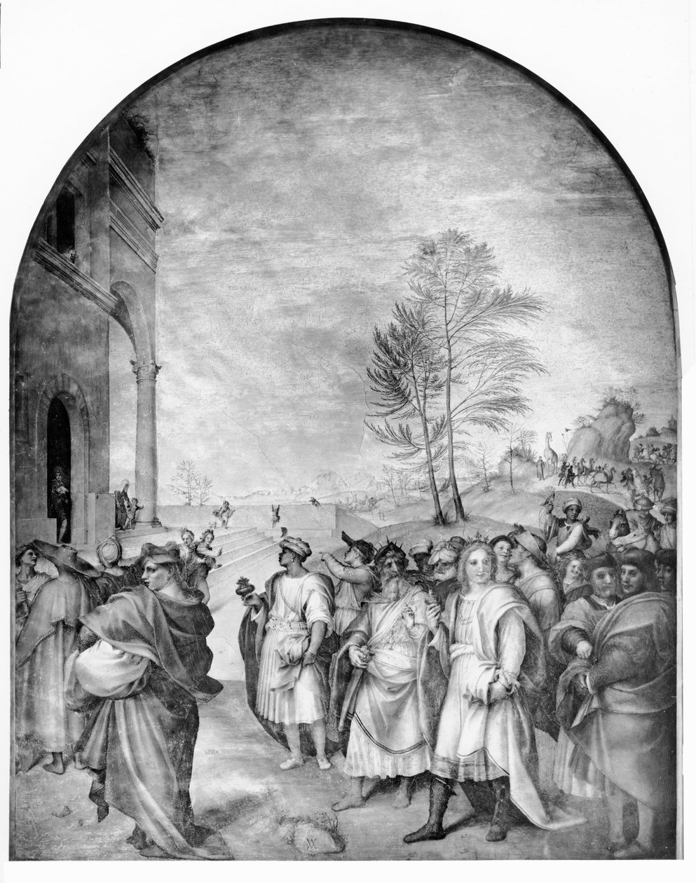 A mágusok érkezése alkotó: Andrea del Sarto