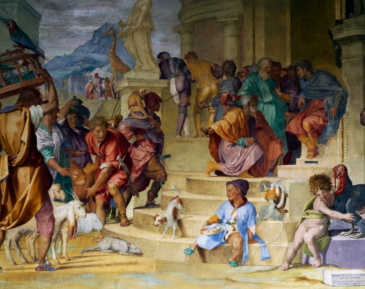 Andrea del Sarto és Alessandro Allori: Caesar diadala (1520) Medicean Villa Poggio a Caiano alkotó: Andrea del Sarto