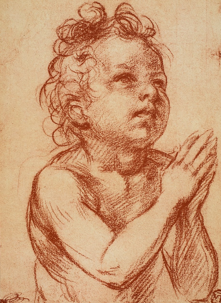 Fiatal fiú imádkozik alkotó: Andrea del Sarto