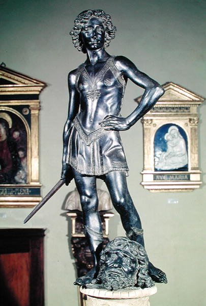 David, 1470 körül (bronz) (lásd még: 93596) alkotó: Andrea del Verrocchio