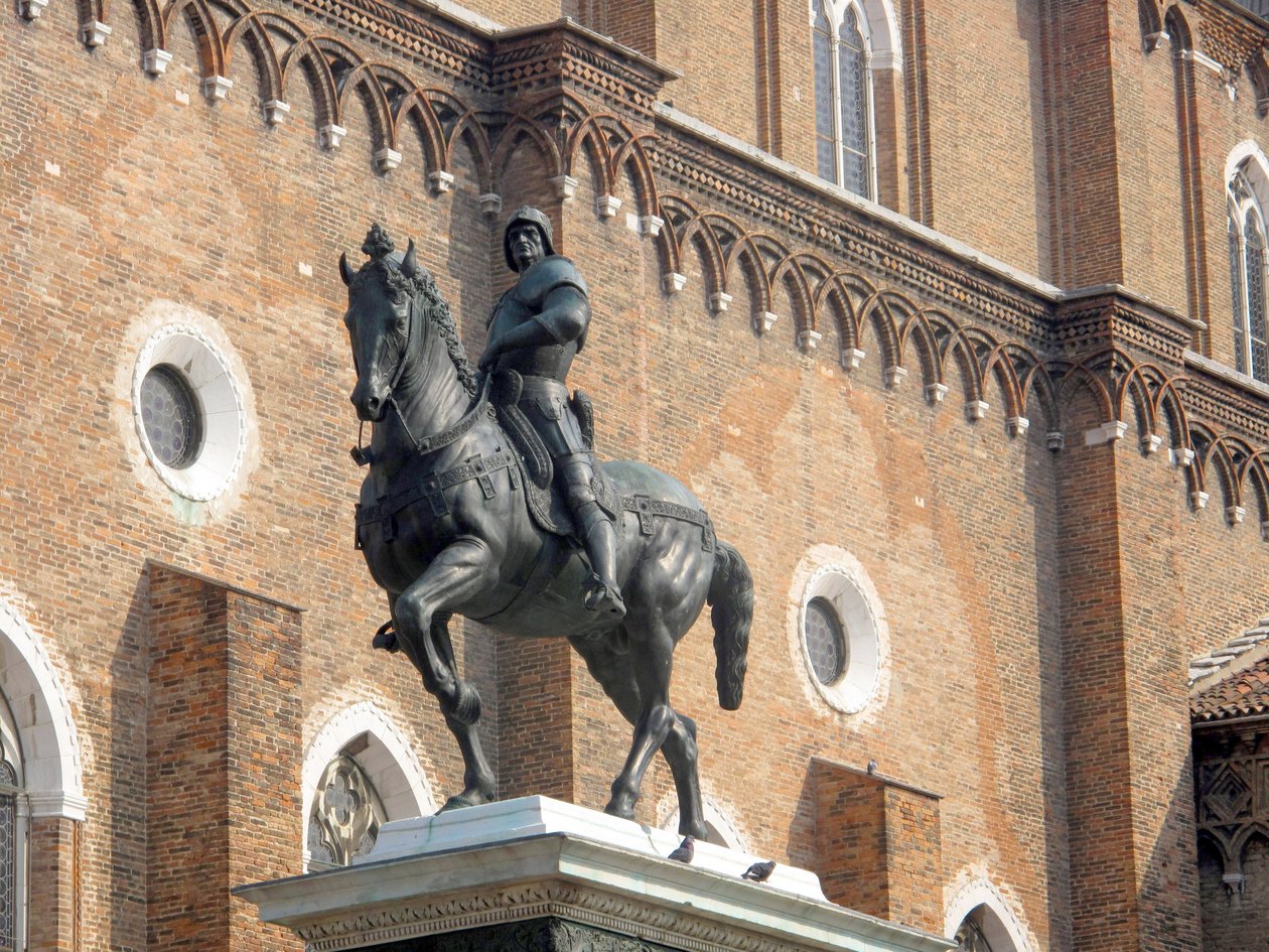 Andrea del Verrocchio Condottiere Colleoni lovas szobra alkotó: Andrea del Verrocchio