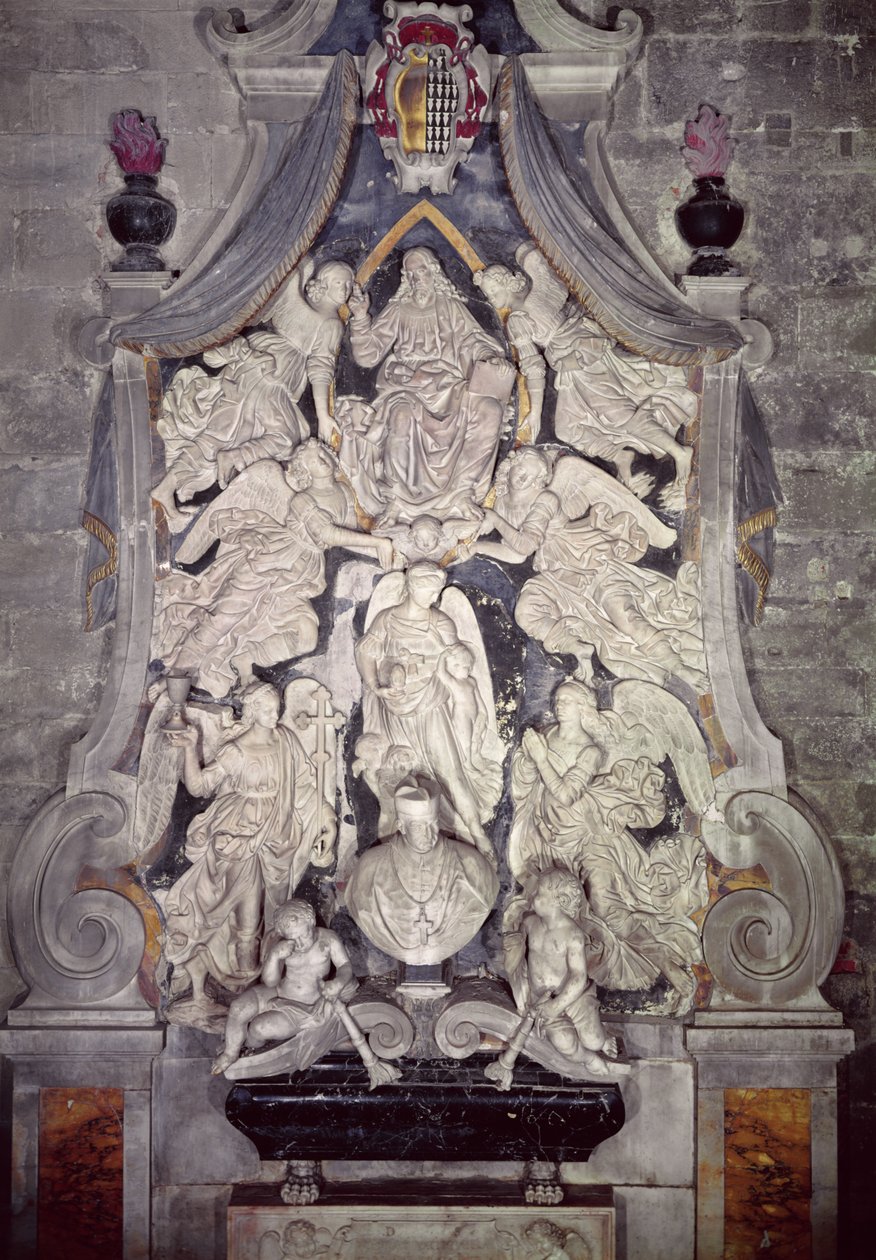 Forteguerri bíboros temetési emlékműve (márvány) alkotó: Andrea del Verrocchio