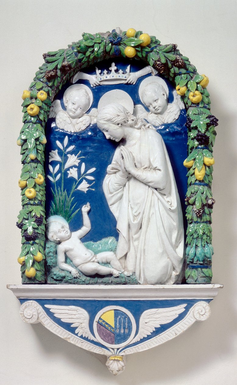 Liliom Madonna alkotó: Andrea Della Robbia