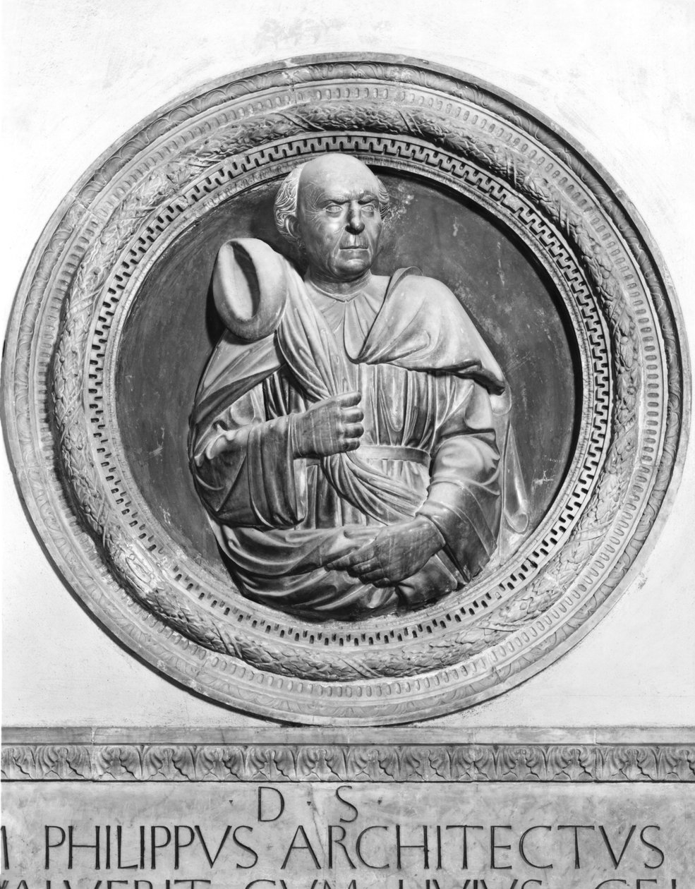 Filippo Brunelleschi (1377-1446) mellszobra alkotó: Andrea di Lazzaro Cavalcanti