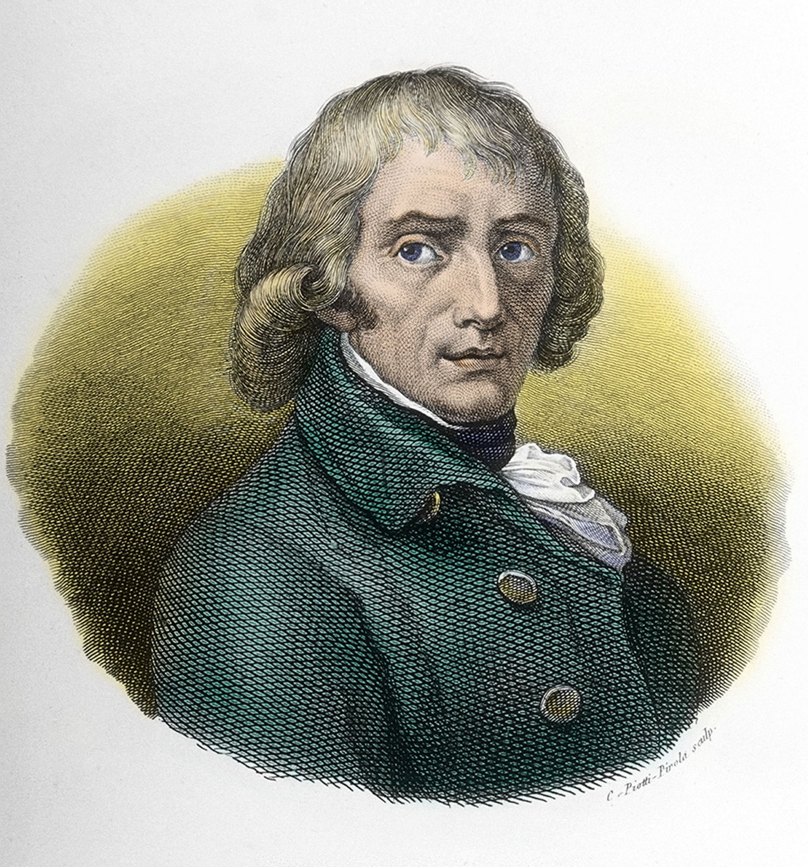 Giuseppe Parini (1729-1799) portréja, metszet Andrea Appiani (1754-1817) rajza alapján alkotó: Andrea the Elder (after) Appiani