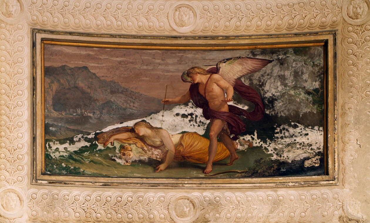 Andrea Appiani (1754-1817) freskója, Villa Reale, Monza, Olaszország alkotó: Andrea the Elder Appiani