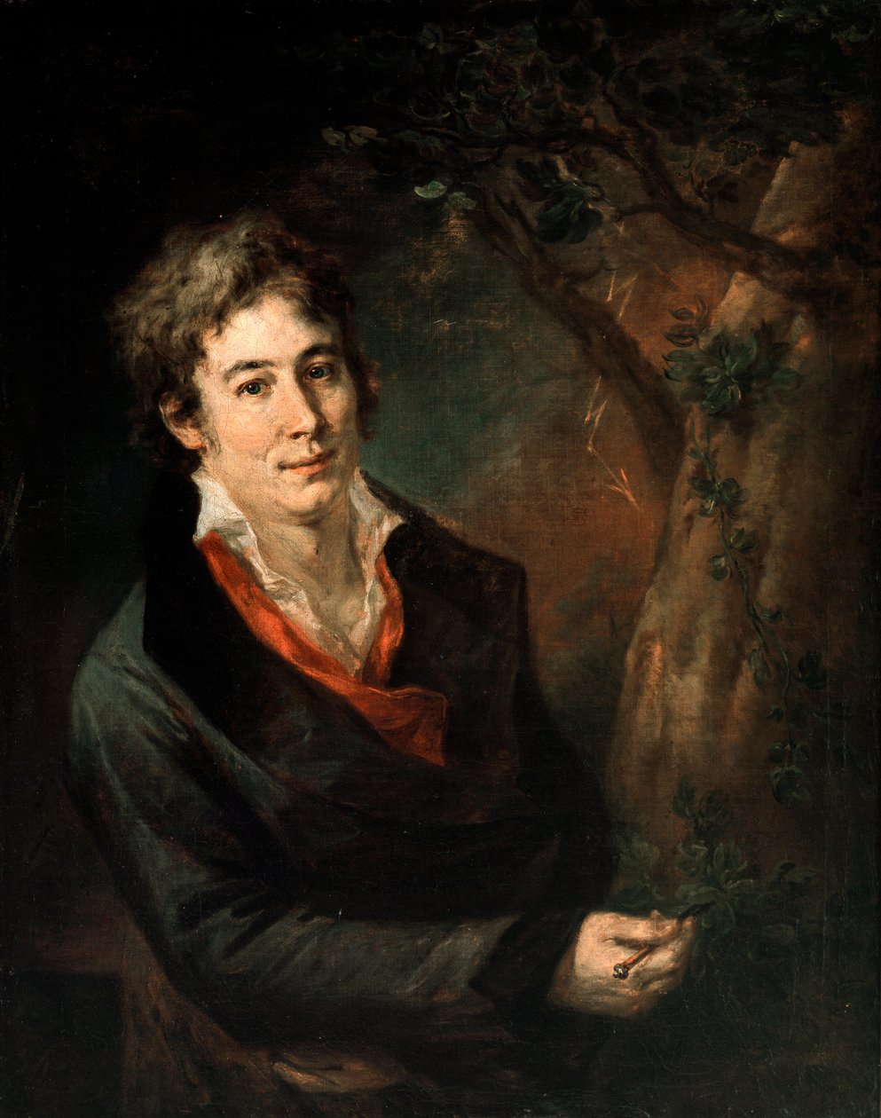 Ugo Foscolo (1778-1827) olasz költő és drámaíró portréja Andrea Appiani (1754-1817) festménye alkotó: Andrea the Elder Appiani