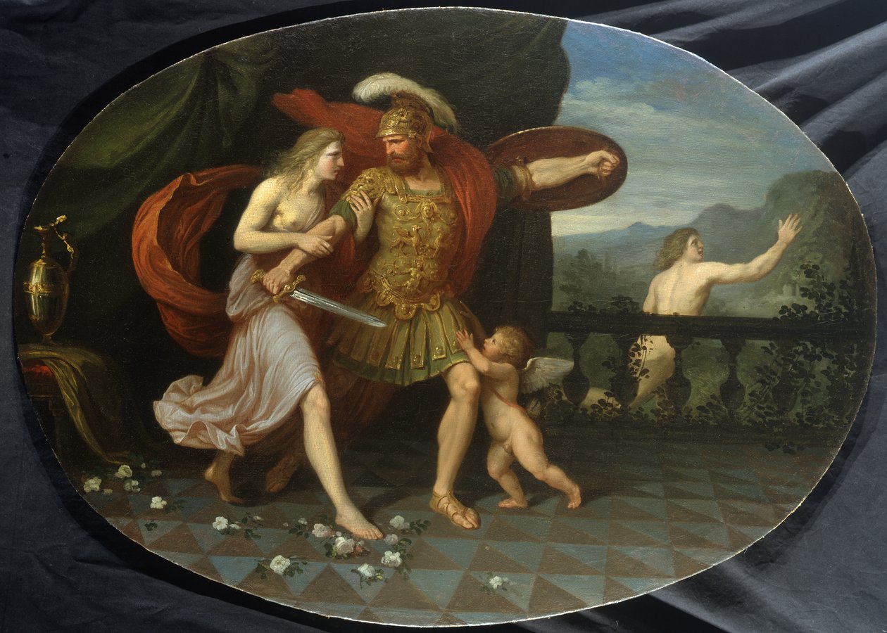 A Mars haragját a Vénusz ellenőrizte alkotó: Andrea the Elder Appiani