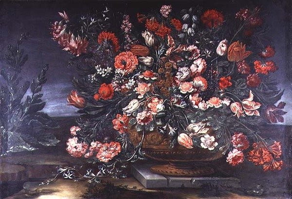 Virágok csendélete alkotó: Andrea the Elder Scacciati