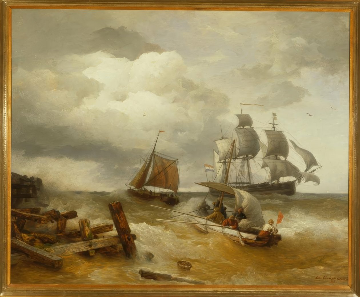 A. Achenbach, tengerészgyalogos alkotó: Andreas Achenbach