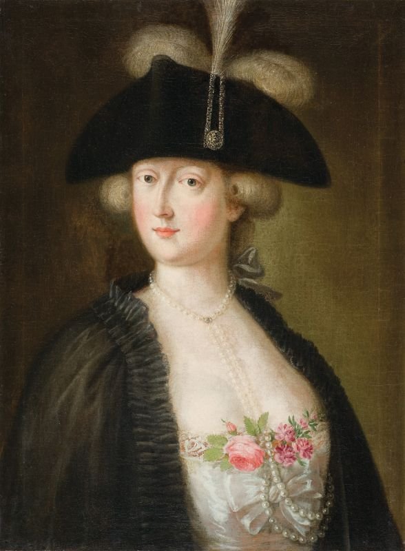 Maria Feodorovna, Pavlan orosz nagyherceg felesége Angol: Maria Feodorovna portréja, Sophie Dorothea Wurttembergnből alkotó: Andreas Herrlein