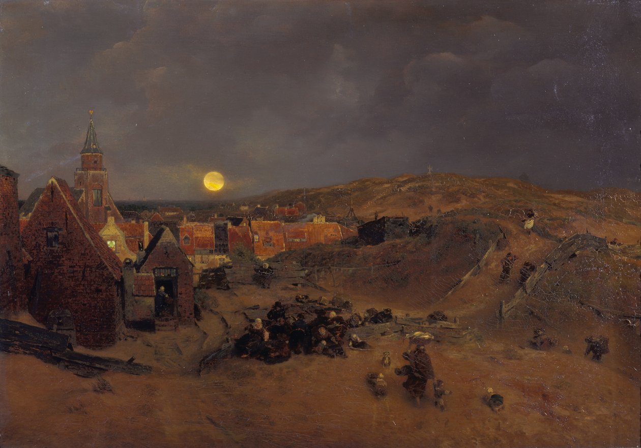 Scheveningen alkotó: Andreas Achenbach