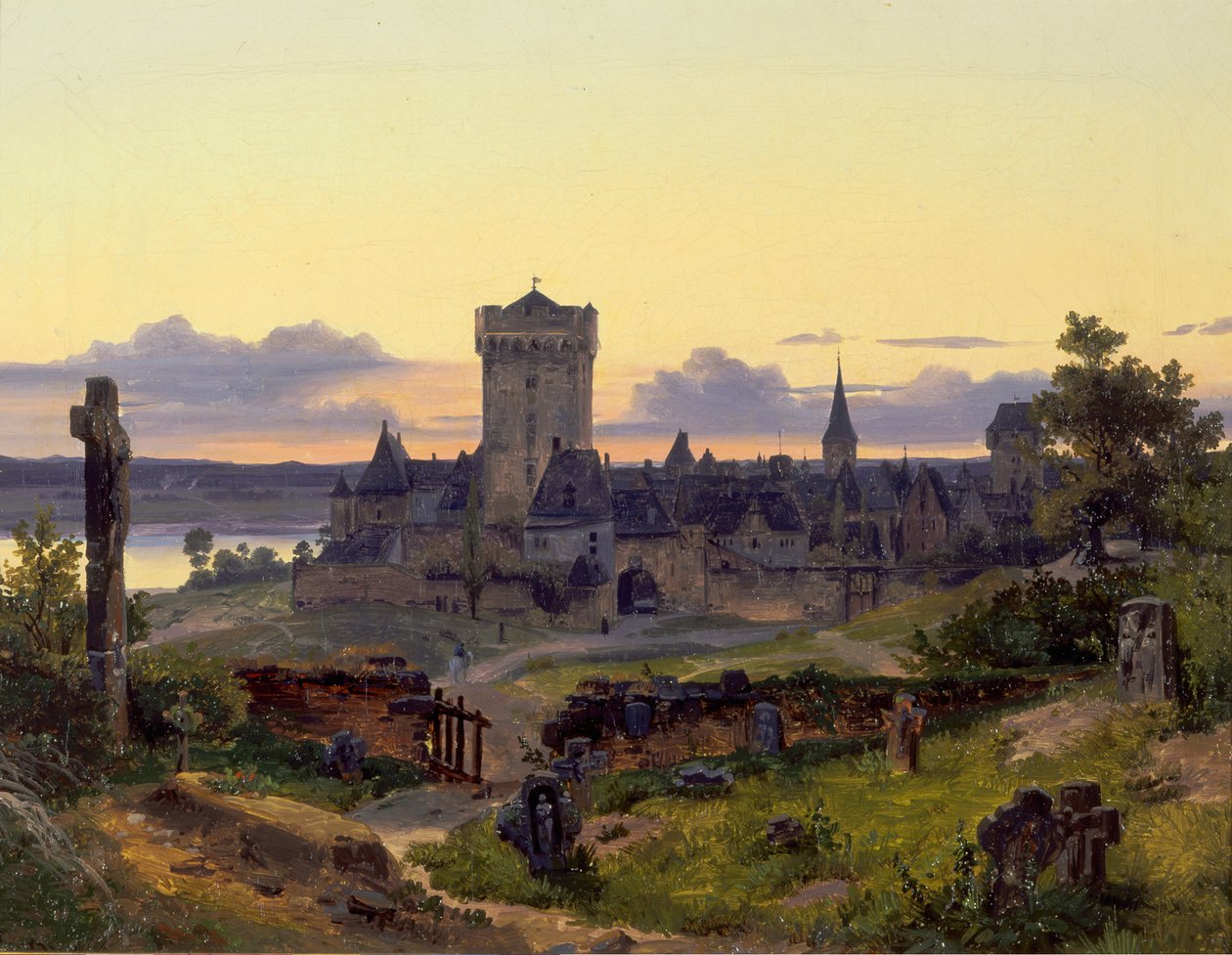 Zons a Rajnánál alkotó: Andreas Achenbach