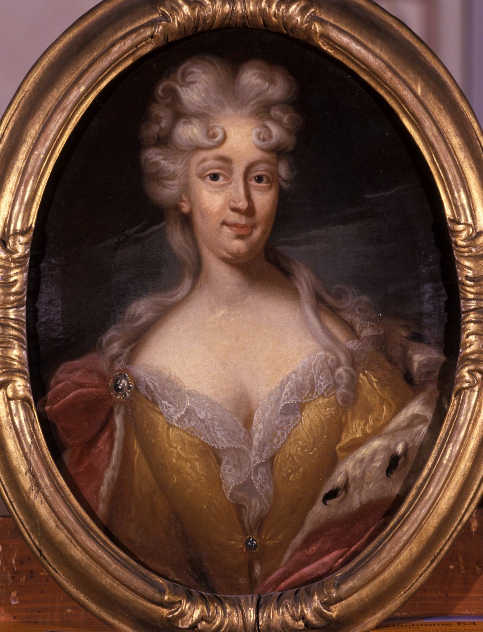 Friederike Erzsébet Szász-Marksuhl portréja alkotó: Andreas Eusebius Berhold
