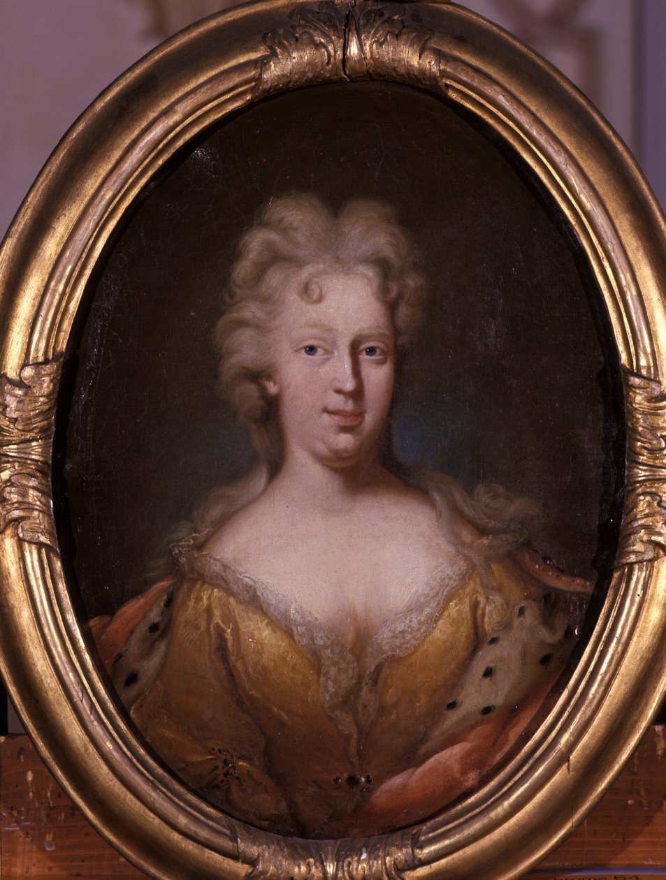 Friederike Erzsébet Szász-Marksuhl portréja alkotó: Andreas Eusebius Berhold