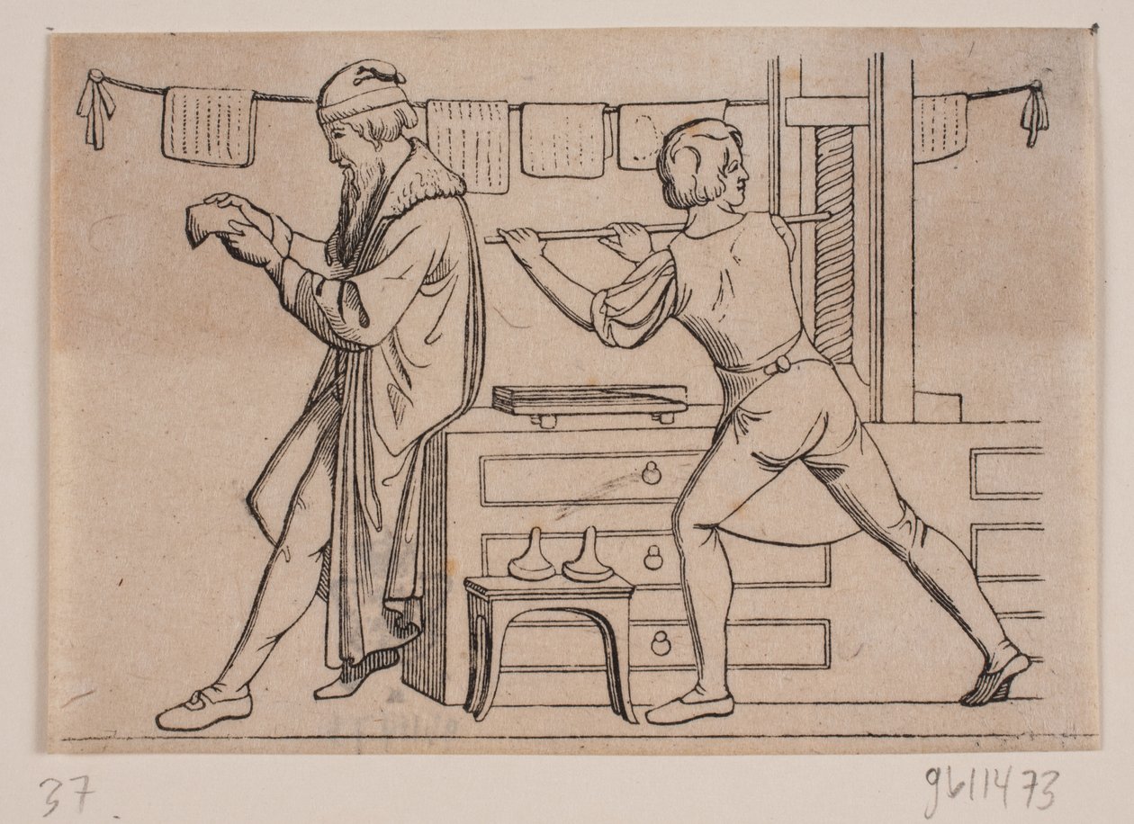 Johannes Gutenberg műhelyében alkotó: Andreas Flinch