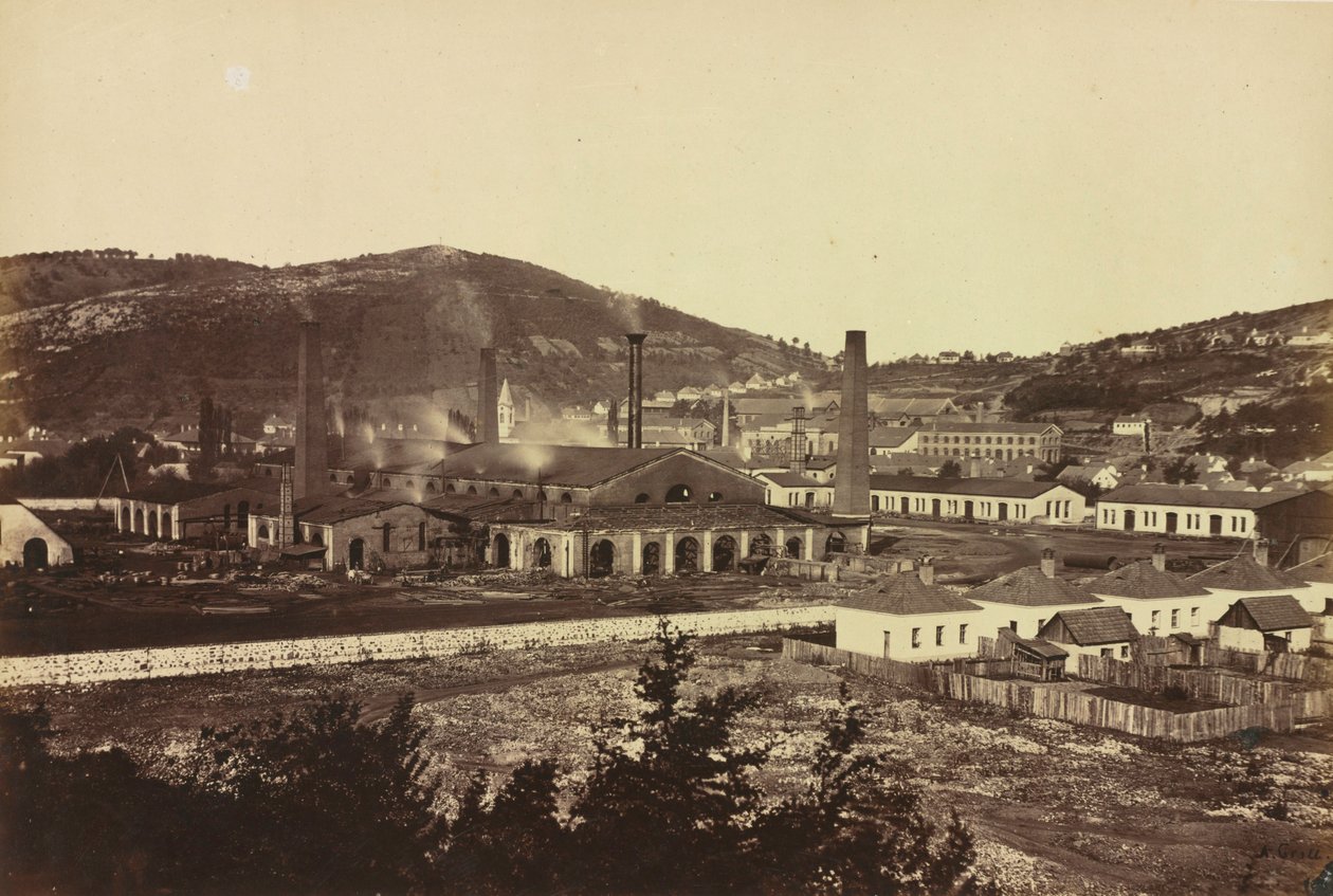 Reschitzai vasmű, kb. 1860. alkotó: Andreas Groll