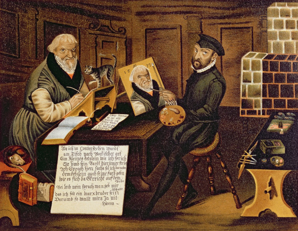 A művész, aki Hans Sachst fest (1494-1576) alkotó: Andreas Herneyssen