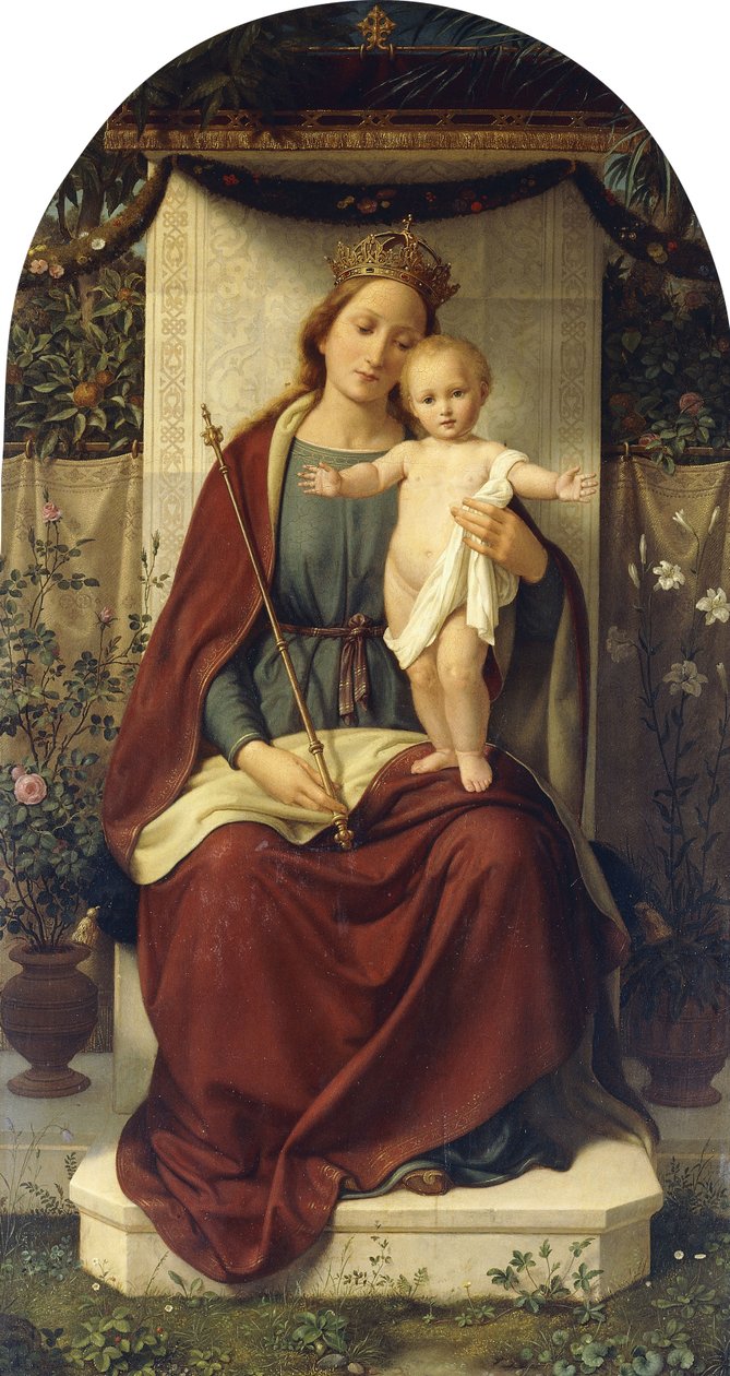 Madonna és gyermeke alkotó: Andreas Johann Jacob Müller