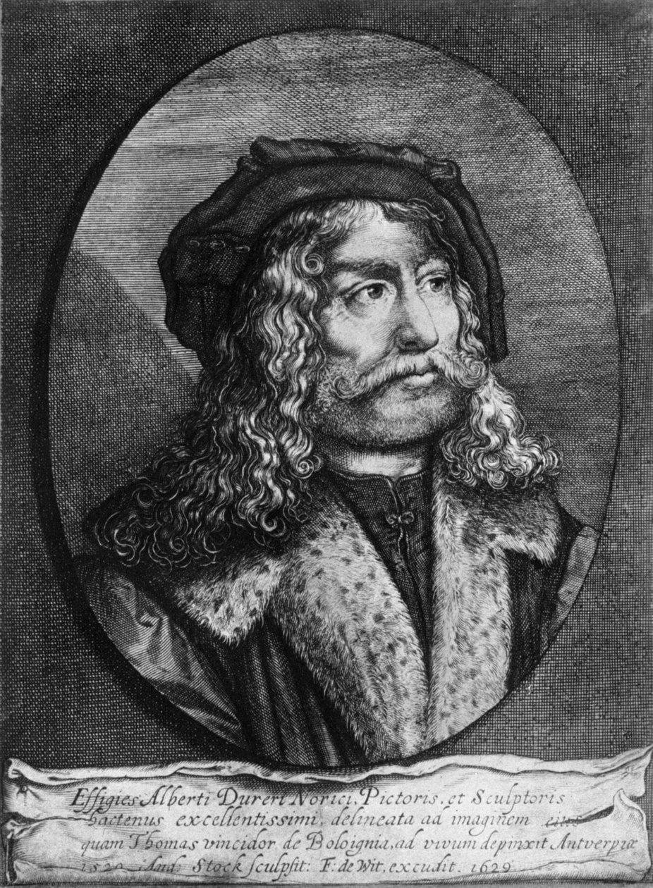 Albrecht Durer portréja, 1629, 1936 alkotó: Andreas Stock