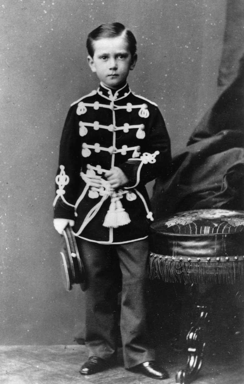 Pál Alekszandrovics orosz nagyherceg, c1864-c1867 alkotó: Andrei Deniere